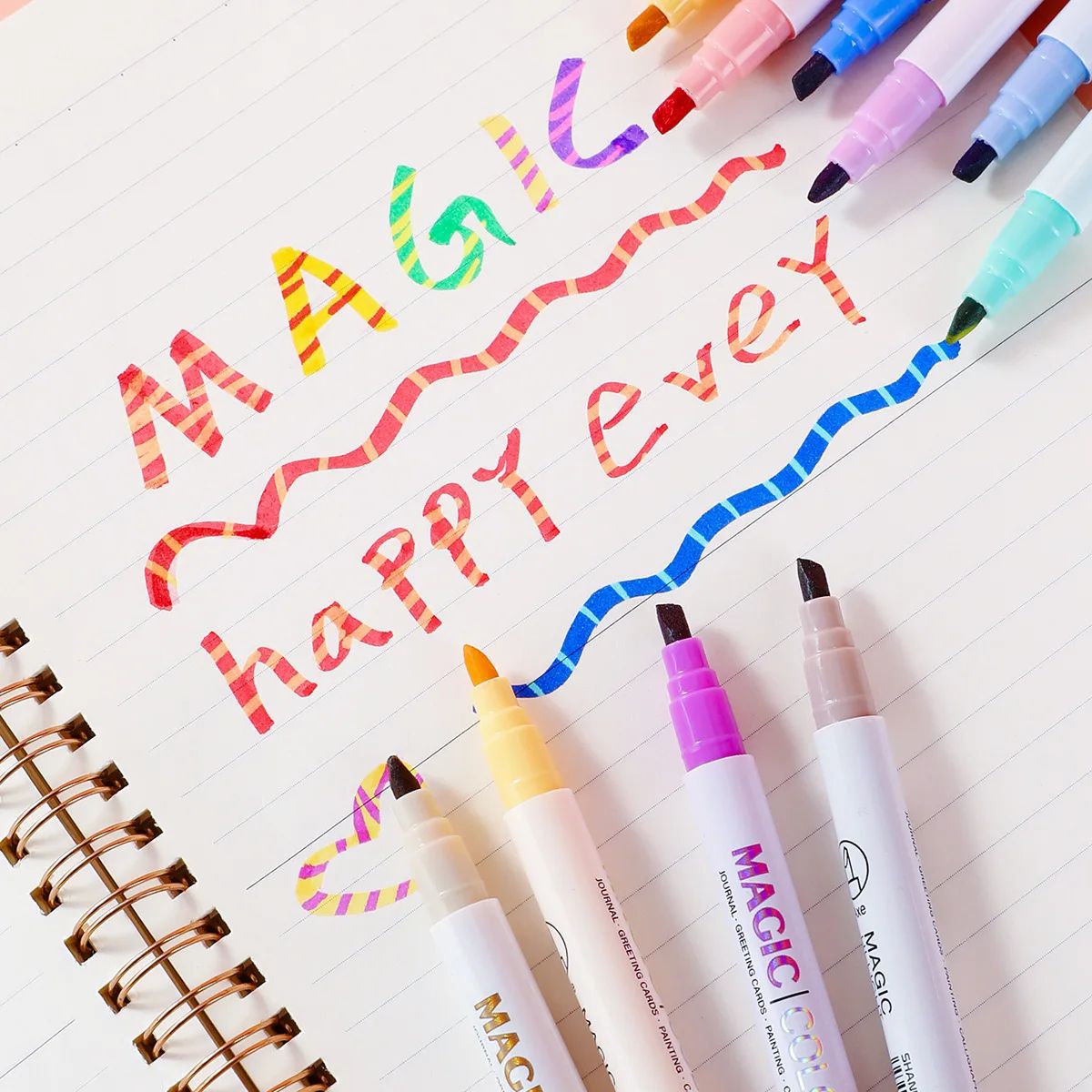 Çift uçlu Sihirli Renk Değişti - Pastel Highlighter Set Double Ended incelemesi ve fiyatı